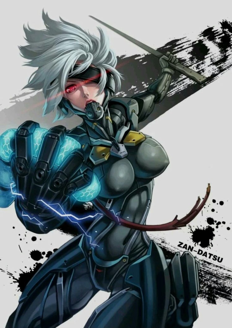 Raiden Metal Gear Riding Girl