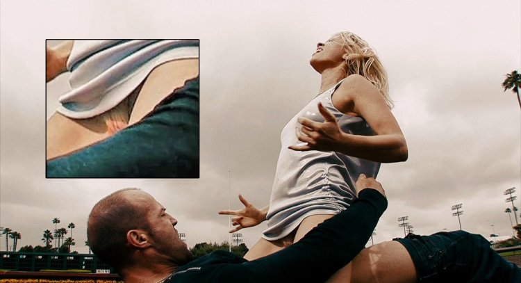 Amy Smart and Jason Statham