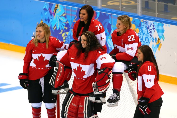 Canadian women's team of hockey