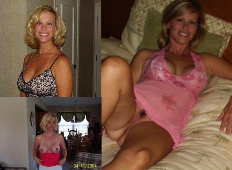 Milf amateur before and after