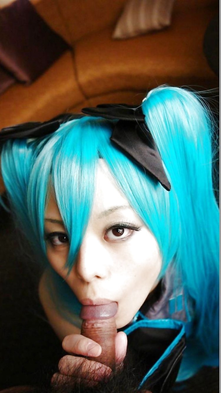 Erotic cosplay and suction