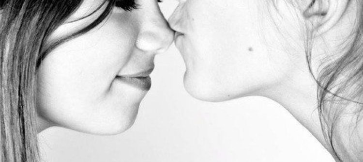 Kiss on the cheek girl