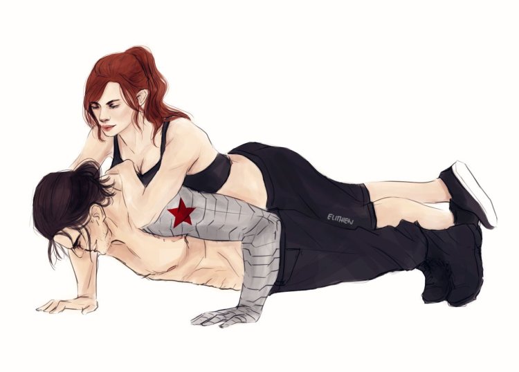 Bucky Barnes and Natasha Romanoff