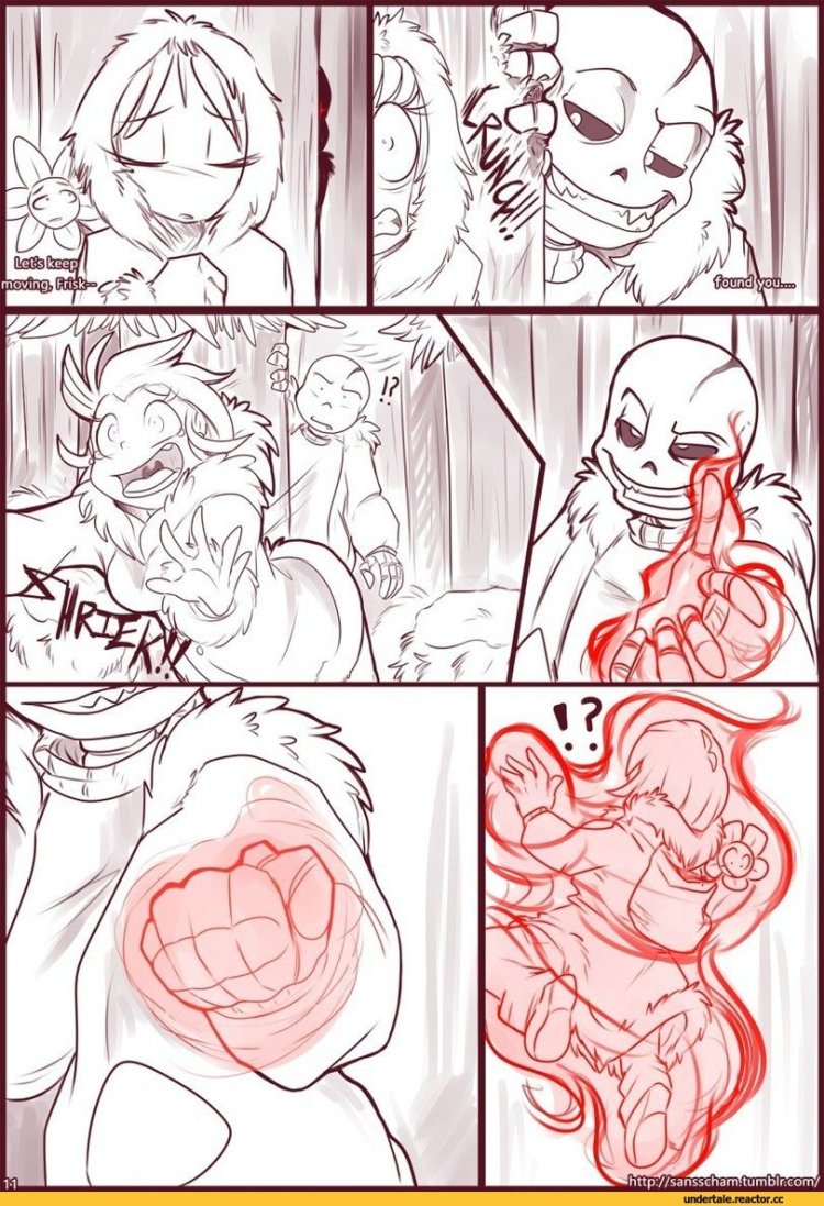 Underlust Comic Frisk