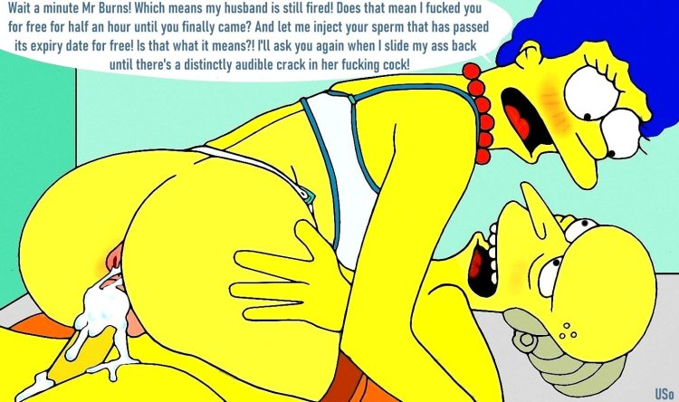 Marge Simpson I. Montgomery. Pornno