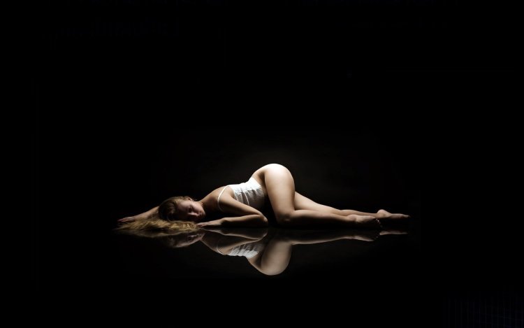 Beautiful bend of the body