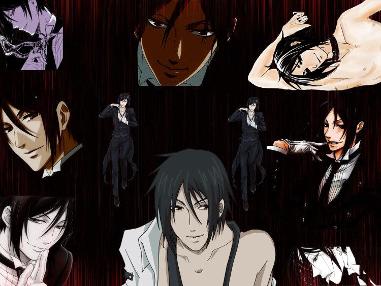 The real appearance of Sebastian Michaelis Anime Dark butler