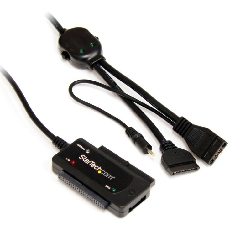 USB 2.0 adapter - IDE, SATA 3.5, 2.5