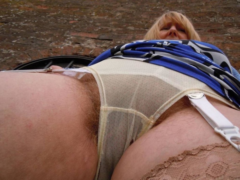 Older women in dirty panties